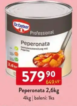 Qanto Dr.Oetker Peperonata nabídka