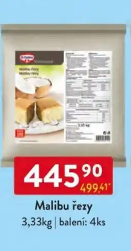 Qanto Dr.Oetker Malibu řezy nabídka