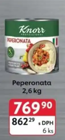 Qanto Knorr Peperonata nabídka