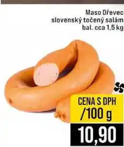 Jip Maso Dřevec slovenský točený salám bal. cca 1,5 kg 100g nabídka