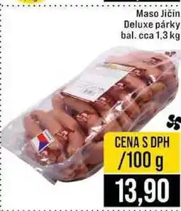 Jip Maso Jičin Deluxe párky bal. cca 1,3 kg 100g nabídka
