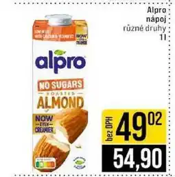 Jip Alpro nápoj různé druhy nabídka