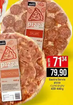 Jip Gastro Servis pizza různé druhy nabídka