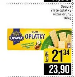 Jip Opavia Zlaté oplatky různé druhy nabídka