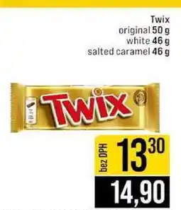 Jip Twix original 50 g white 46 g salted caramel 46 g nabídka