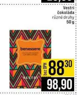 Jip Vestri čokoláda různé druhy nabídka