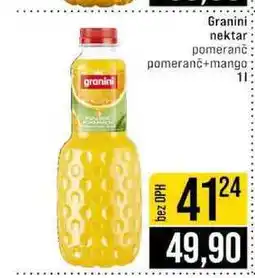 Jip Granini nektar granini pomeranč pomeranč+mango 1l nabídka