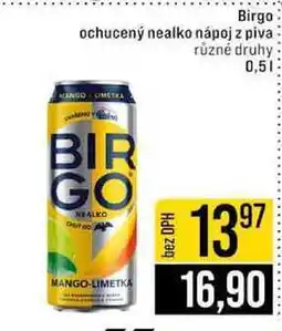 Jip Birgo ochucený nealko nápoj z piva různé druhy nabídka