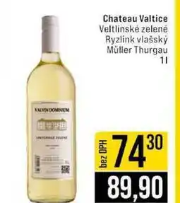 Jip Chateau Valtice Veltlinské zelené Ryzlink vlašský Müller Thurgau nabídka