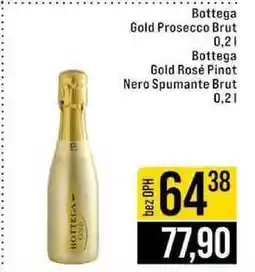 Jip Bottega Gold Prosecco Brut 0,2l Bottega Gold Rose Pinot Nero Spumante Brut nabídka