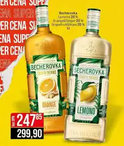 Jip Becherovka Lemond 20% Orange&Ginger 20% Grapefruit&Hops 20% nabídka