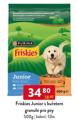 Qanto Friskies Junior s kuřetem granule pro psy nabídka