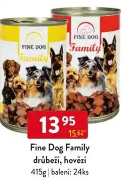 Qanto Fine Dog Family drůbeží, hovězí nabídka