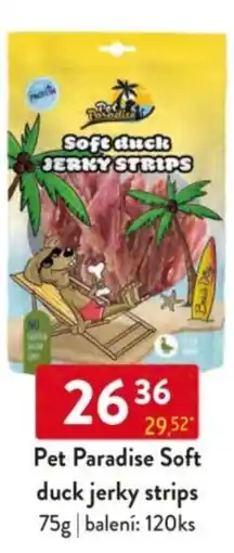 Qanto Pet Paradise Soft duck jerky strips nabídka