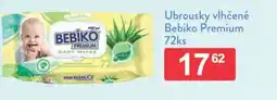 Qanto Ubrousky vlhčené Bebiko Premium 72ks nabídka