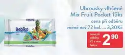 Qanto Ubrousky vlhčené Mix Fruit Pocket nabídka