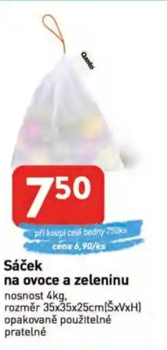 Qanto Sáček na ovoce a zeleninu nabídka