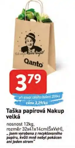 Qanto Taška papírová Nakup velká nabídka