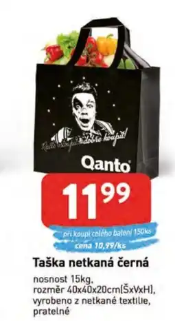 Qanto Taška netkaná černá nabídka