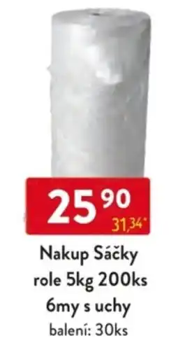 Qanto Nakup Sáčky role 200ks 6my s uchy nabídka