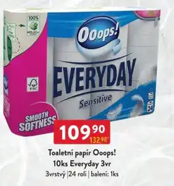 Qanto Toaletní papír Ooops! Everyday 3vr nabídka
