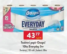 Qanto Toaletní papír Ooops! Everyday 3vr nabídka
