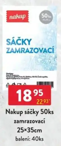 Qanto Nakup sáčky 50ks zamrazovací nabídka