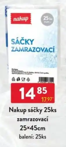 Qanto Nakup sáčky 25ks zamrazovací nabídka