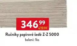 Qanto Ručníky papírové šedé Z-Z 5000 nabídka