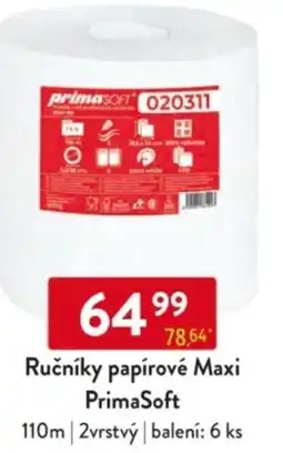 Qanto Ručníky papírové Maxi PrimaSoft nabídka