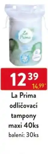 Qanto La Prima odličovací tampony maxi nabídka
