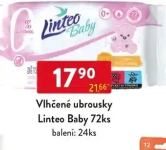 Qanto Vlhčené ubrousky Linteo Baby nabídka