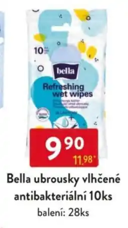 Qanto Bella ubrousky vlhčené antibakteriální nabídka