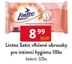 Qanto Linteo Satin vlhčené ubrousky pro intimní hygienu nabídka