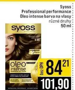Jip Syoss Professional performance Oleo intense barva na vlasy syoss různé druhy nabídka