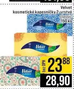Jip Velvet kosmetické kapesníčky 2-vrstvé classic 1150 ks nabídka