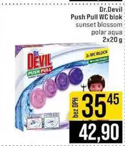 Jip Dr.Devil Push Pull WC blok sunset blossom polar aqua nabídka