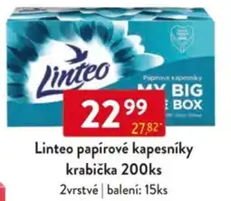 Qanto Linteo papírové kapesníky krabička nabídka