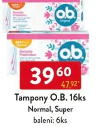 Qanto Tampony O.B. Normal, Super nabídka