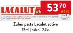 Qanto Zubni pasta Lacalut active nabídka