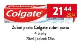 Qanto Zubní pasta Colgate zubní pasta nabídka