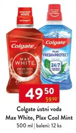 Qanto Colgate ústní voda Max White, Plax Cool Mint nabídka