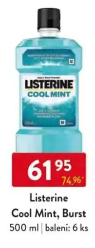 Qanto Listerine Cool Mint, Burst nabídka