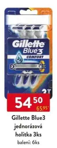 Qanto Gillette Blue3 jednorázová holítka nabídka