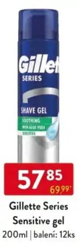 Qanto Gillette Series Sensitive gel nabídka