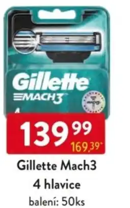 Qanto Gillette Mach3 4 hlavice nabídka