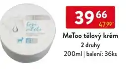 Qanto MeToo tělový krém nabídka