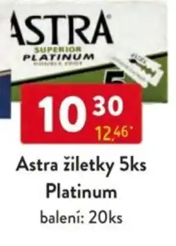 Qanto Astra žiletky Platinum nabídka