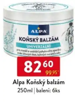 Qanto Alpa Koňský balzám nabídka