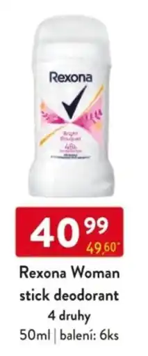 Qanto Rexona Woman stick deodorant nabídka